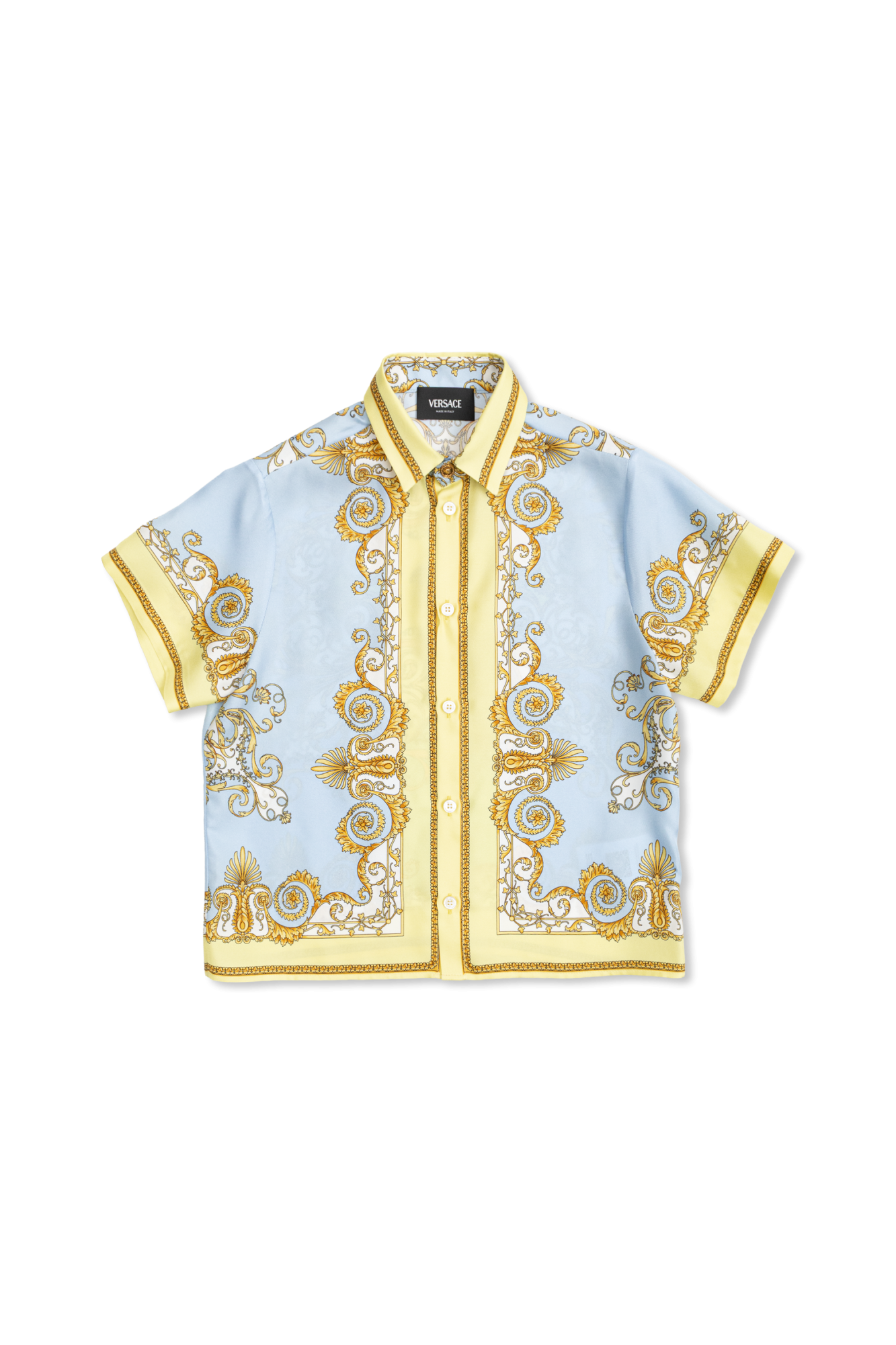 Versace Kids Silk short-sleeve shirt | Kids's | Vitkac